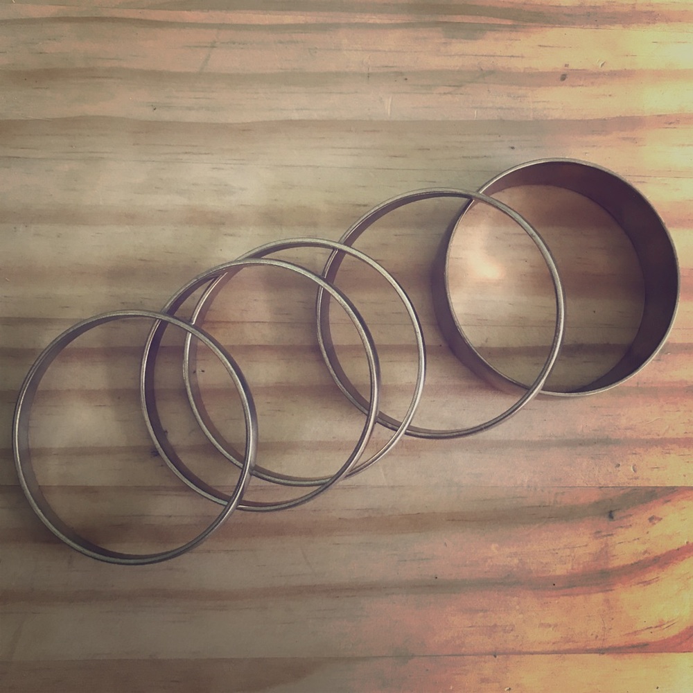 Gold Bangle Set